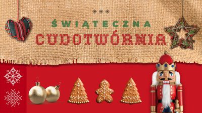 Grafika promująca Świąteczną Cudotwórnię